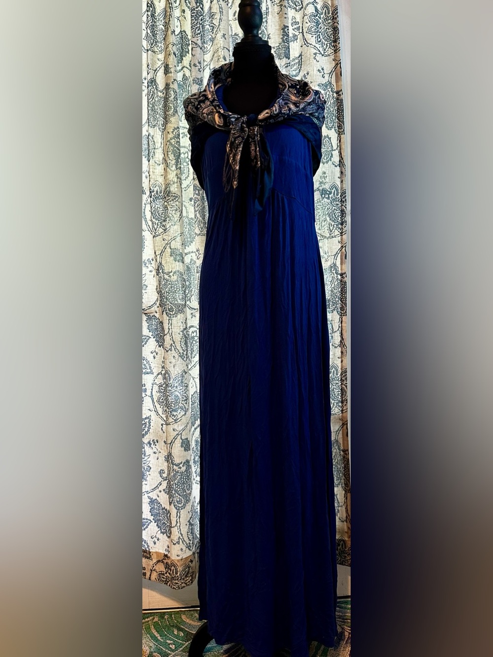 Spense Royal Blue Maxi Dress